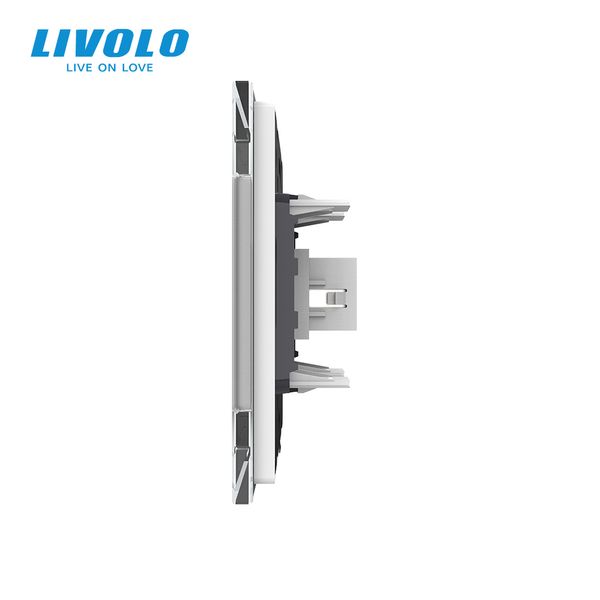 Розетка HDMI Livolo білий скло (VL-C7FCHD-1WP) VL-C791HD-11 фото