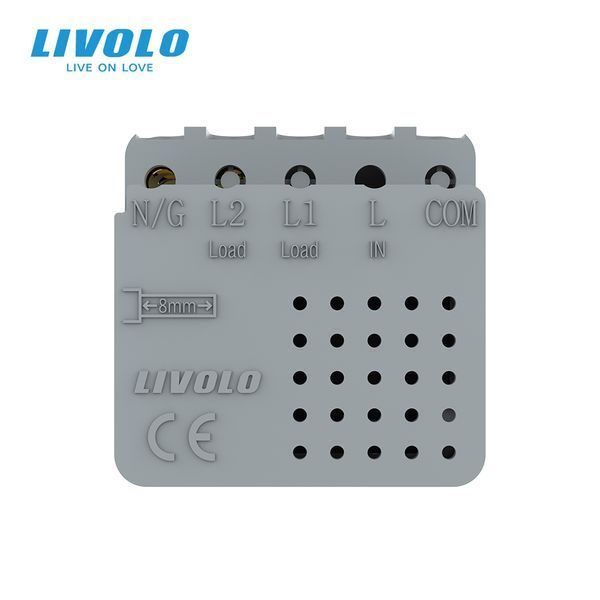 Механізм розетка USB-A та USB-C з Power Delivery 36W Livolo білий (VL-FCUA18W.UC18W-2WP) VL-FCUA18W.UC18W-2WP фото