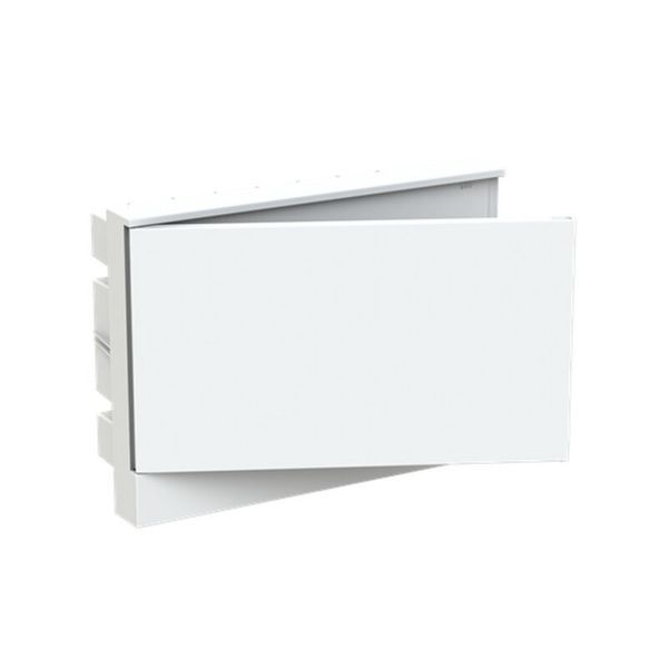 Бокс пластиковий ABB Basic E на 12 модулів внутрішній IP41 непрозора дверка ABB-SH-000001 фото