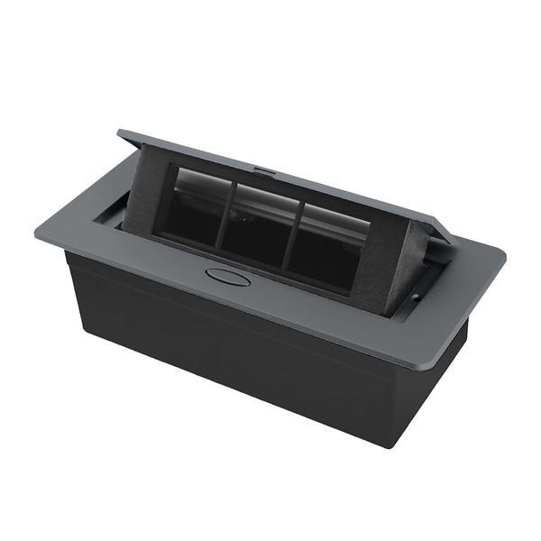 Меблева розетка з USB-A, USB-С, плавне відкриття, Power Delivery 36W Livolo білий в сірому (VL-SHS013-TC-UA.UC-WP-S) VL-SHS013-TC-UA.UC-6WP-S фото