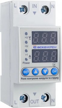 Реле контролю напруги та струму RKV 2P 40A. АСКО A0010230001 фото