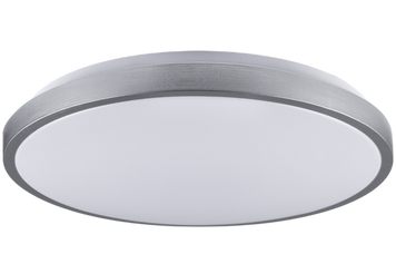 Світильник LED стельовий 30W 4000К срібний матовий 395*60мм RING VS-90070 фото