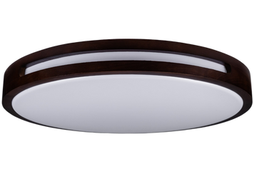 Світильник LED стельовий 80W 3000К-6500К махагон матовий 490*65мм з ДК SLOT VS-91048 фото