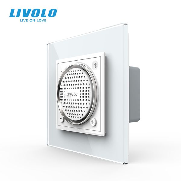 Bluetooth колонка Livolo білий скло (VL-C7-FCF-2WP) VL-C7-FCF-2WP фото