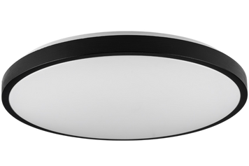 Світильник LED стельовий 80W 3000К-6500К чорний матовий 480*60мм з ДК RING VS-91056 фото