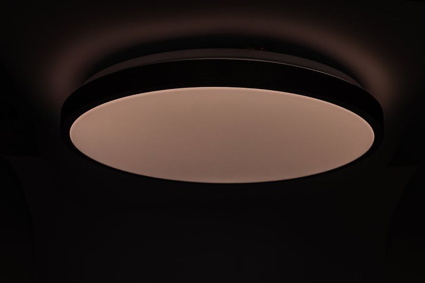 Світильник LED стельовий 80W 3000К-6500К бронзовий матовий 480*60мм з ДК RING VS-91057 фото