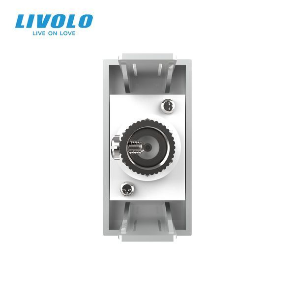 Механізм розетка телевізійна Livolo білий (C7-1V-11) 727800111 фото