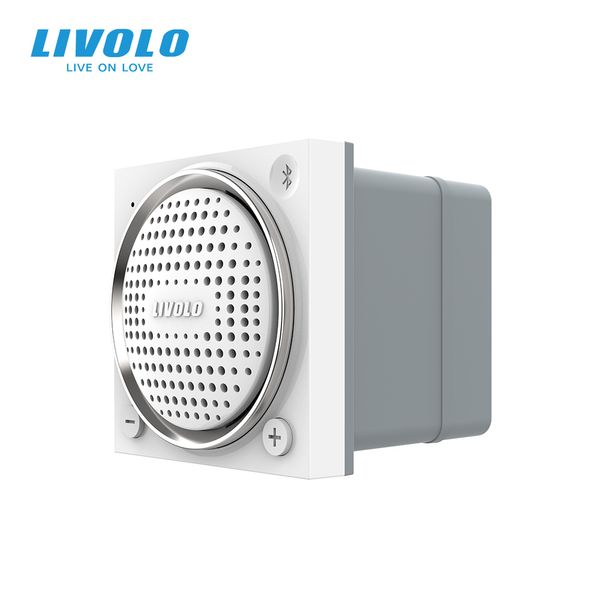 Механізм Bluetooth колонка Livolo білий (VL-FCF-2WP) VL-FCF-2WP фото