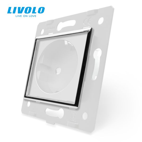 Ободок розетки хром Livolo (VL-DF101C) VL-DF101-chrome фото