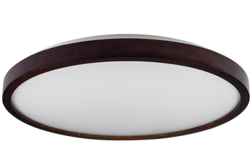 Світильник LED стельовий 60W 3000К-6500К горіх матовий 375*60мм з ДК WOOD VS-91046 фото
