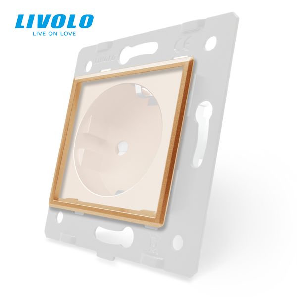 Ободок розетки Livolo золото (VL-DF101-13) VL-DF101-13 фото